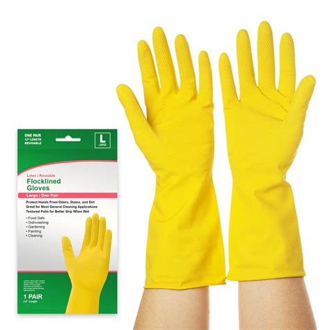 From cleaning around the house and scrubbing the bathroom to washing dishes and working in the kitchen or garden, these gloves are your versatile companion. . Walmart rubber gloves